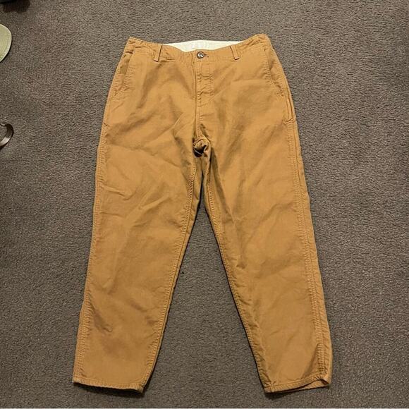 Moussy Vintage Tan Slim Trouser Pants - Picture 2 of 6